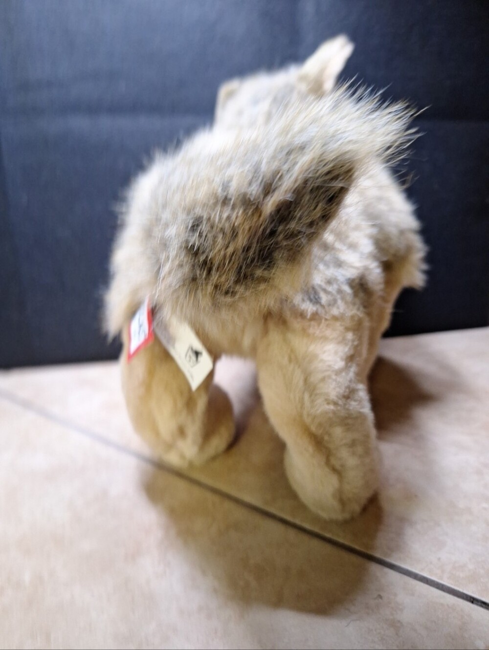 Douglas Cuddle Toys Tyson Wolf #1836 Brown Tan Gray Long Plush Fur 13" 2018 - Picture 4 of 16